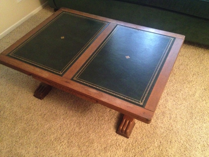 Leather Top Table InstAppraisal